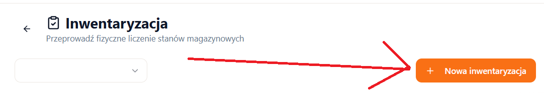 Tworzenie nowej inwentaryzacji